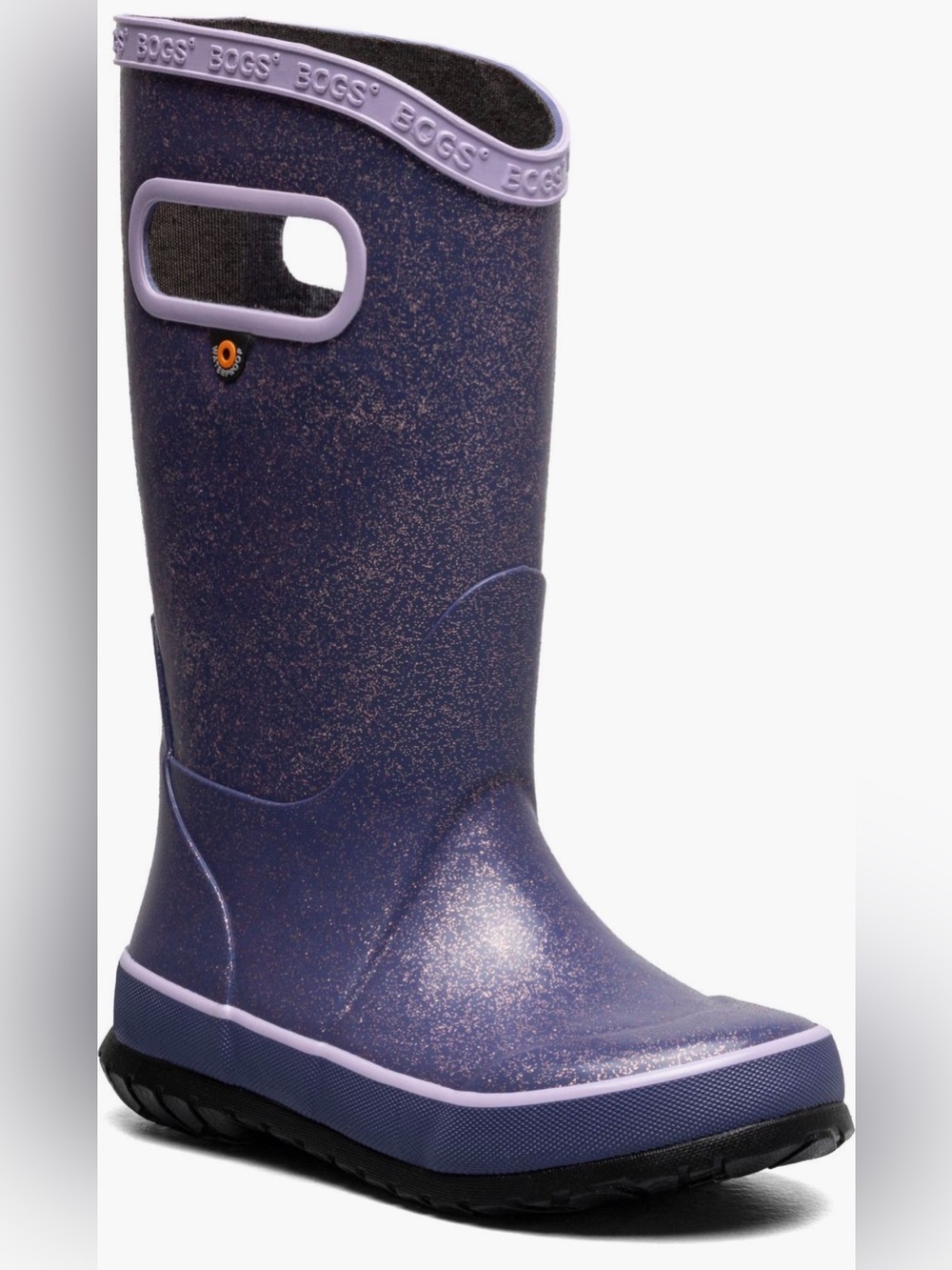 Bogs Kids Purple Glitter Wateproof Rainboots